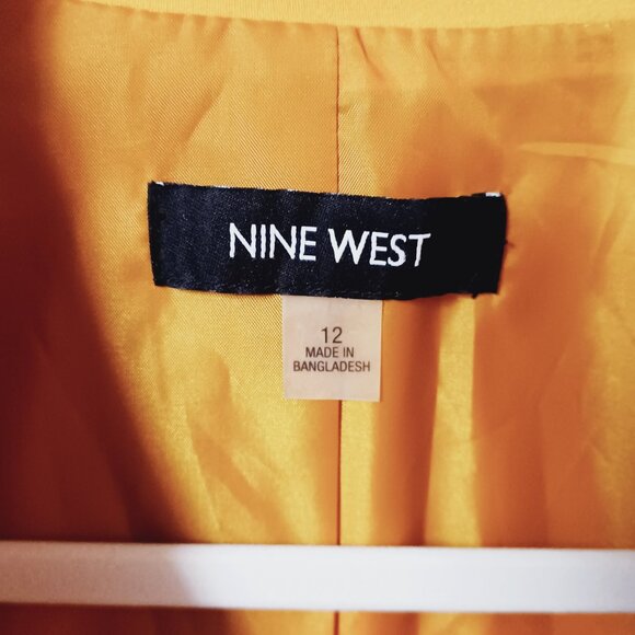 Nine West Mustard Yellow Jacket Size 12 - Picture 5 of 9
